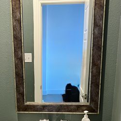 Mirror, Frame Combo For Bathroom 