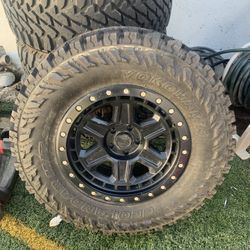 20” Black Rhino Rims W- 37 Yokohama Tires 