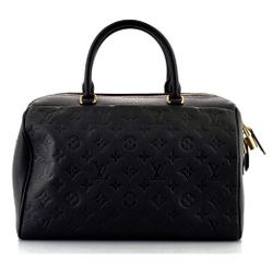 Louis Vuitton Speedy Bandouliere Handbag Empreinte Leather 30