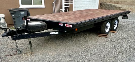 2013 Carson Flatbed Deckover Trailer 16’ x 8’