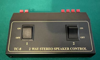 Two Way Stereo Speaker Switch