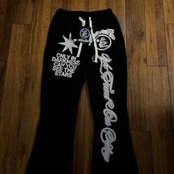 Black Hellstar sweats size Large 