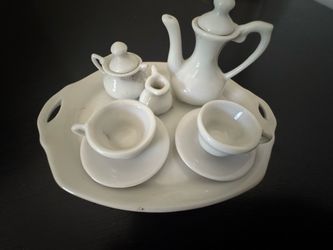 Antique Miniature Tea Set - 10 Pieces!