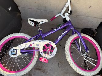Huffy Seastar Kids Bike Purple Pink
