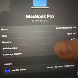 2020 13 inch MacBook Pro