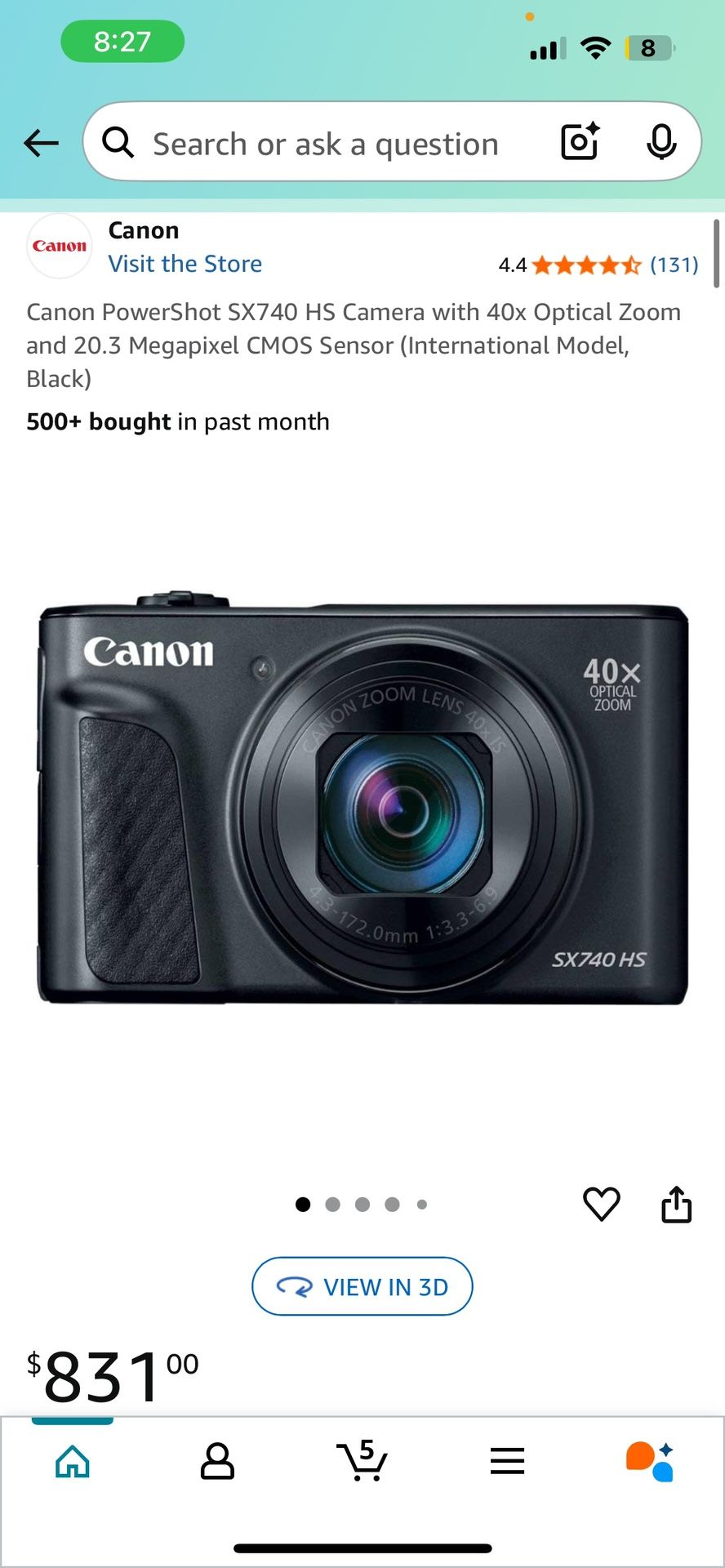 canon SX740 HS (in Box)
