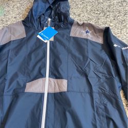 Mens Columbia Dallas Cowboys Windbreaker