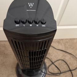 Westpointe 27" Tower Fan – 3 Speed with Oscillation