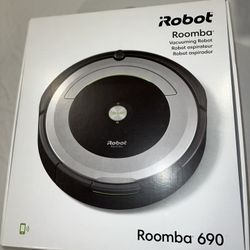 Robot Roomba 690 Robot Vacuum-Wi-Fi Connectivity, Works with Alexa, Good for Pet Hair, Carpets, Hard