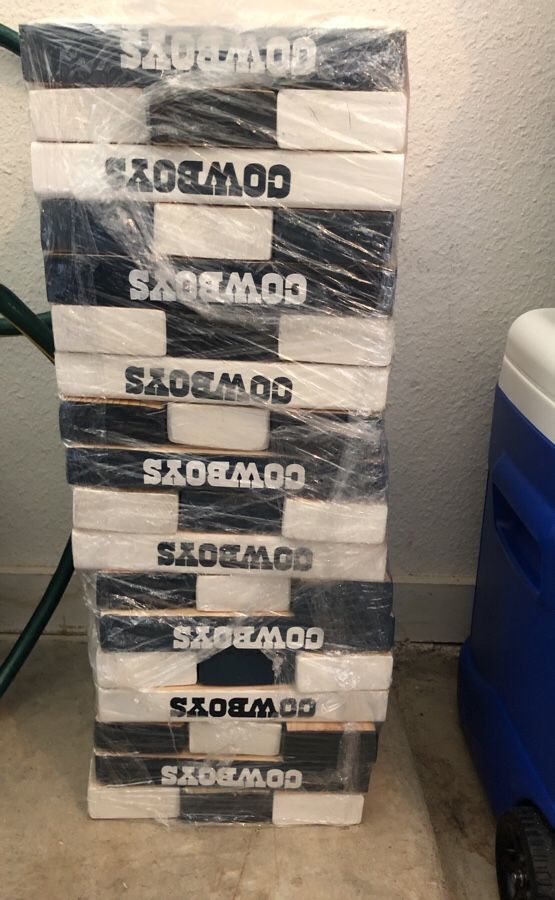 Dallas Cowboys Giant Jenga Game