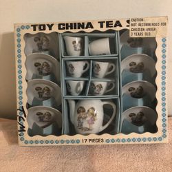 Vintage Kasuga Toy China Tea Set 17 Pieces #48-32486 Complete Made In Japan 