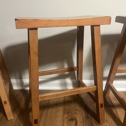 solid acacia wood barstools (all Listings MUST GO AND BUNDLE DISCOUNT) 
