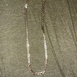 14k White Gold Chain