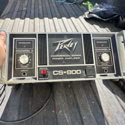 Peavey Cs-800 Commercial Series Amplifier 