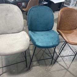 ✌️Set of 2 Vegan Leather Bar Stool