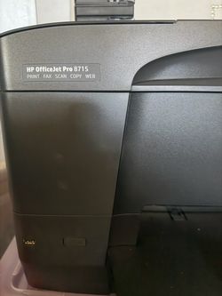 HP OfficeJet Pro 8715 All-in-One Printer w cartridges