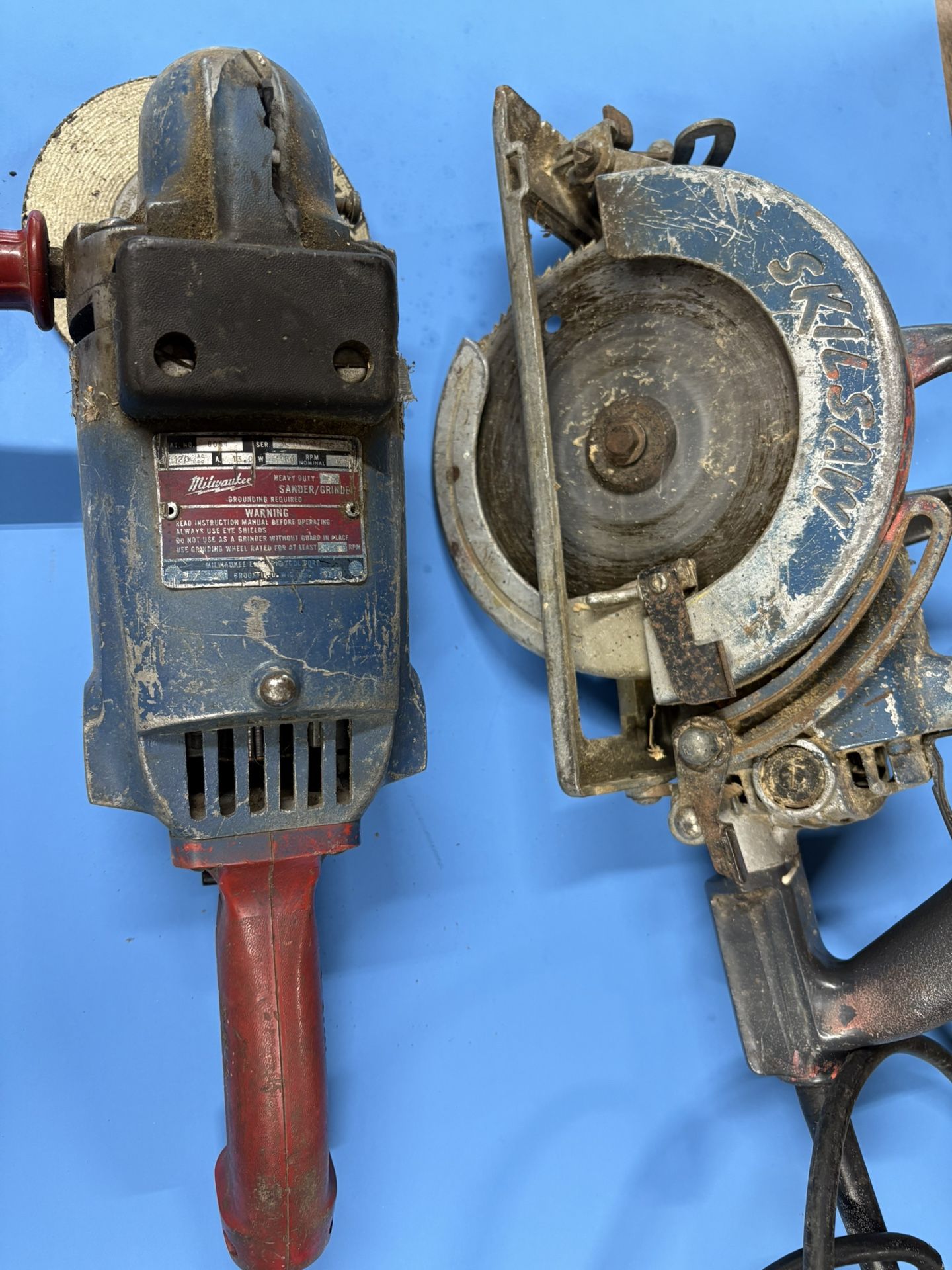 Older Model MILWAUKEE & SKILSAW corded Tools