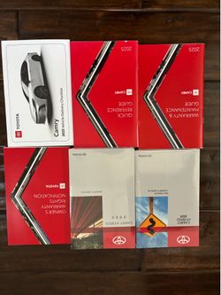 2025 Camry Hybrid Manuals Unopened