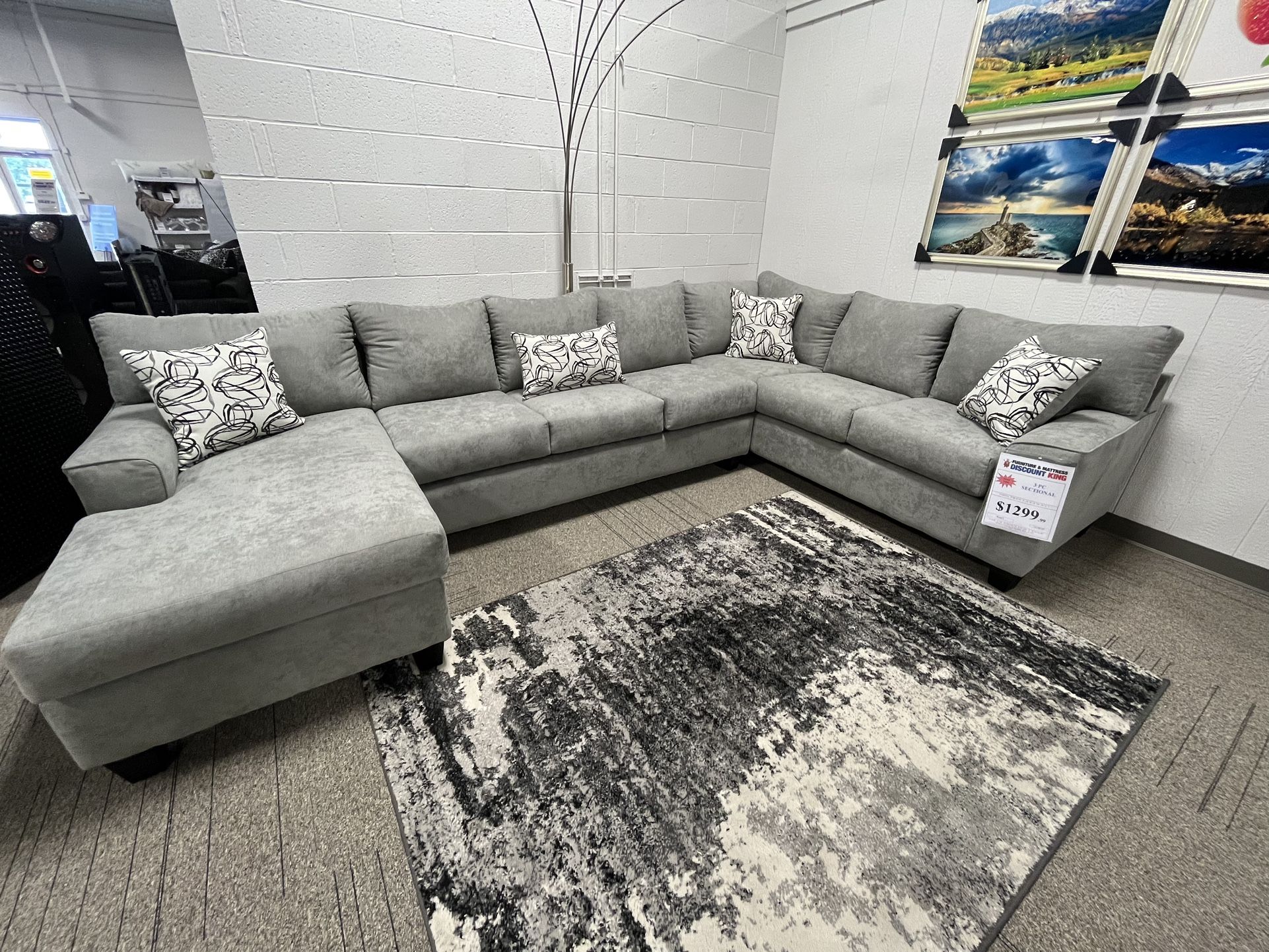 Huge 3 Piece Sectional