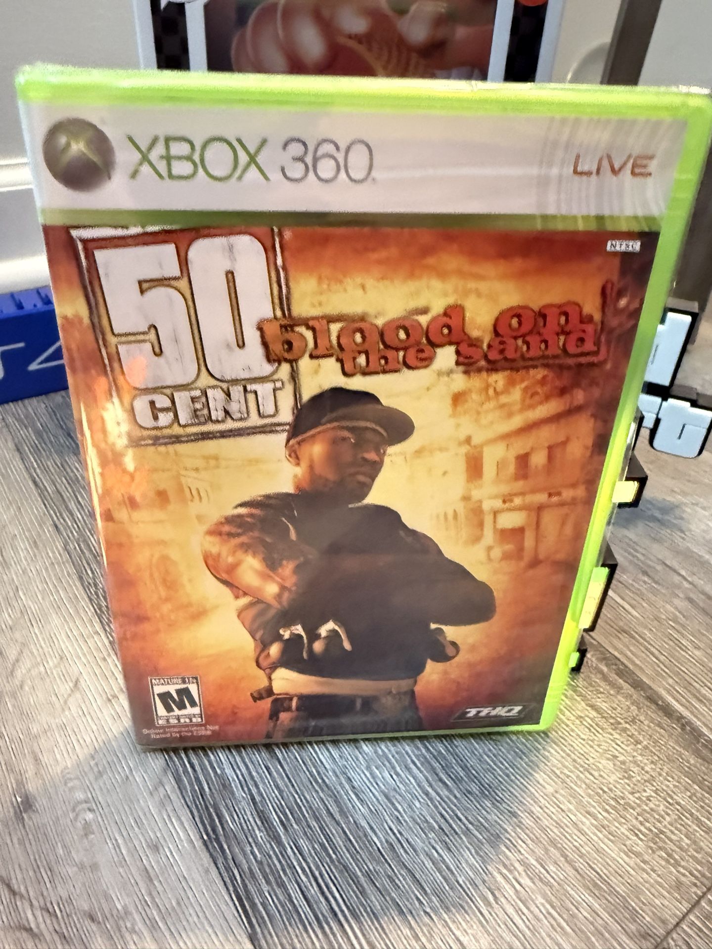 50 Cent Blood On The Sand, Xbox 360, Brand New Factory Sealed