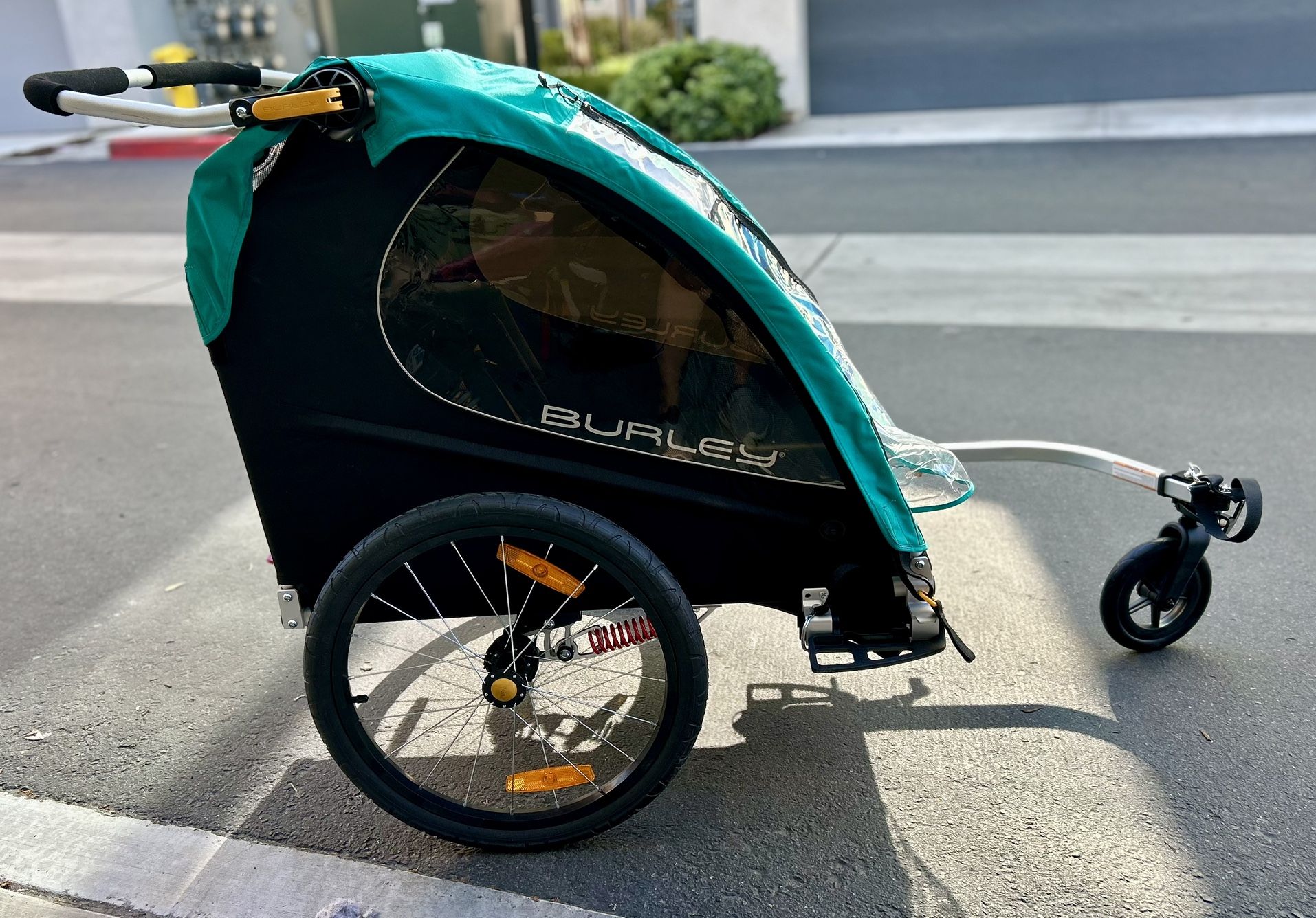 Burley Encore X Child Trailer (Bike/Jogger)- Turquoise