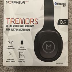 Morpheus 360 TREMORS Wireless Headphones Black Unopened