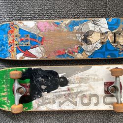 Vintage Skateboards Lot Chad Muska Hook ups