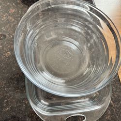 Baking dish clear glass $5 each