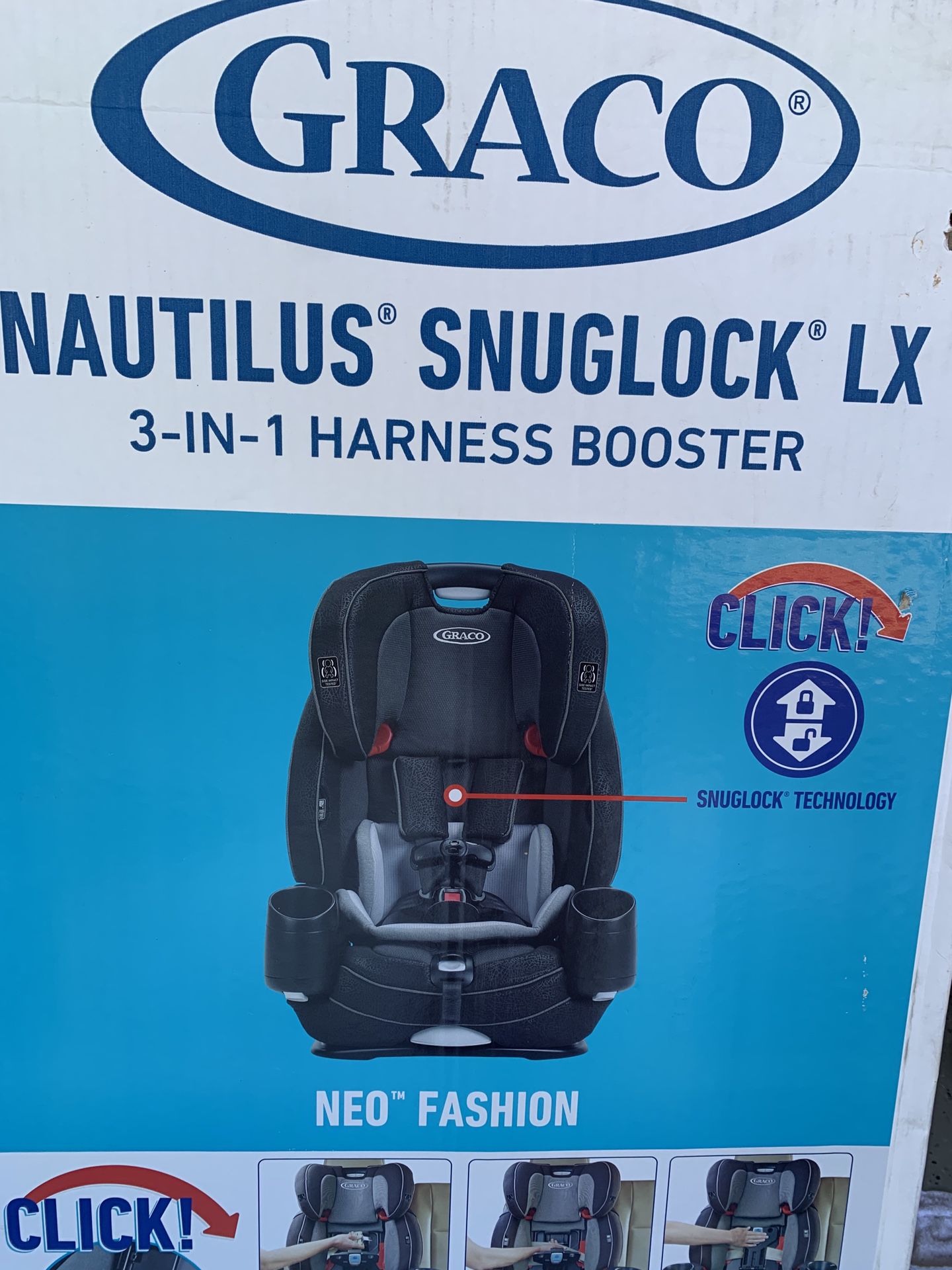 Graco Nautilus Snuglock LX car seat