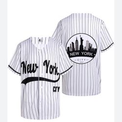 New York City Baseball Jersey Black/White Yankees Colors, XXXL *BRAND NEW*