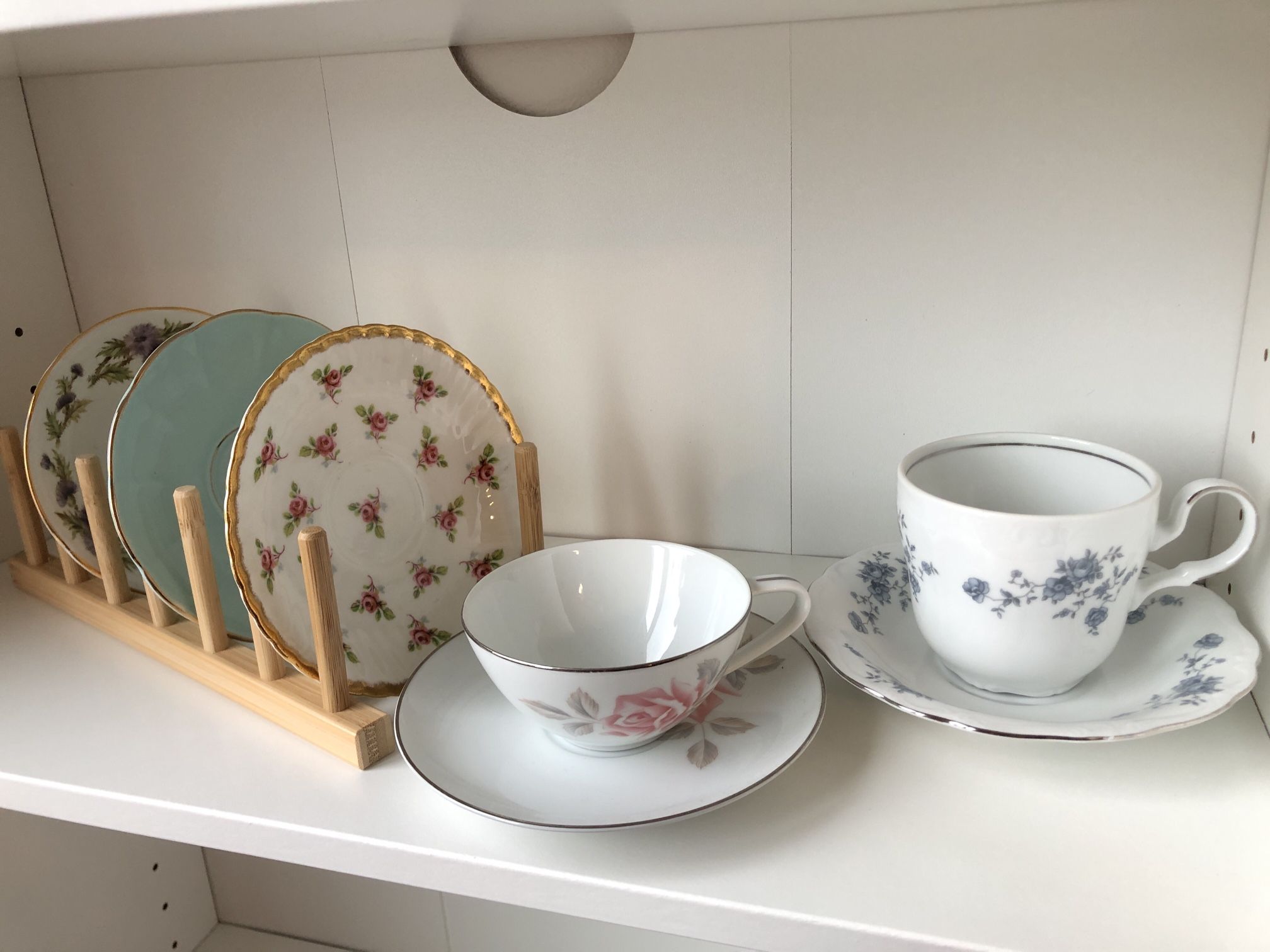 Fine China Teacups and Saucers