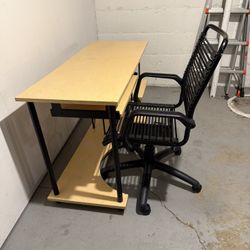 Computer Desk With Chair  Sizes L48” W 20”