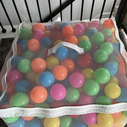 Kids Ball Pit Balls 1000 for Toddlers, Plastic Soft Balls for Toy Playpen, Crush Proof BPA Free Balls for Baby Ball Pit, Colorful Pit Balls 1000