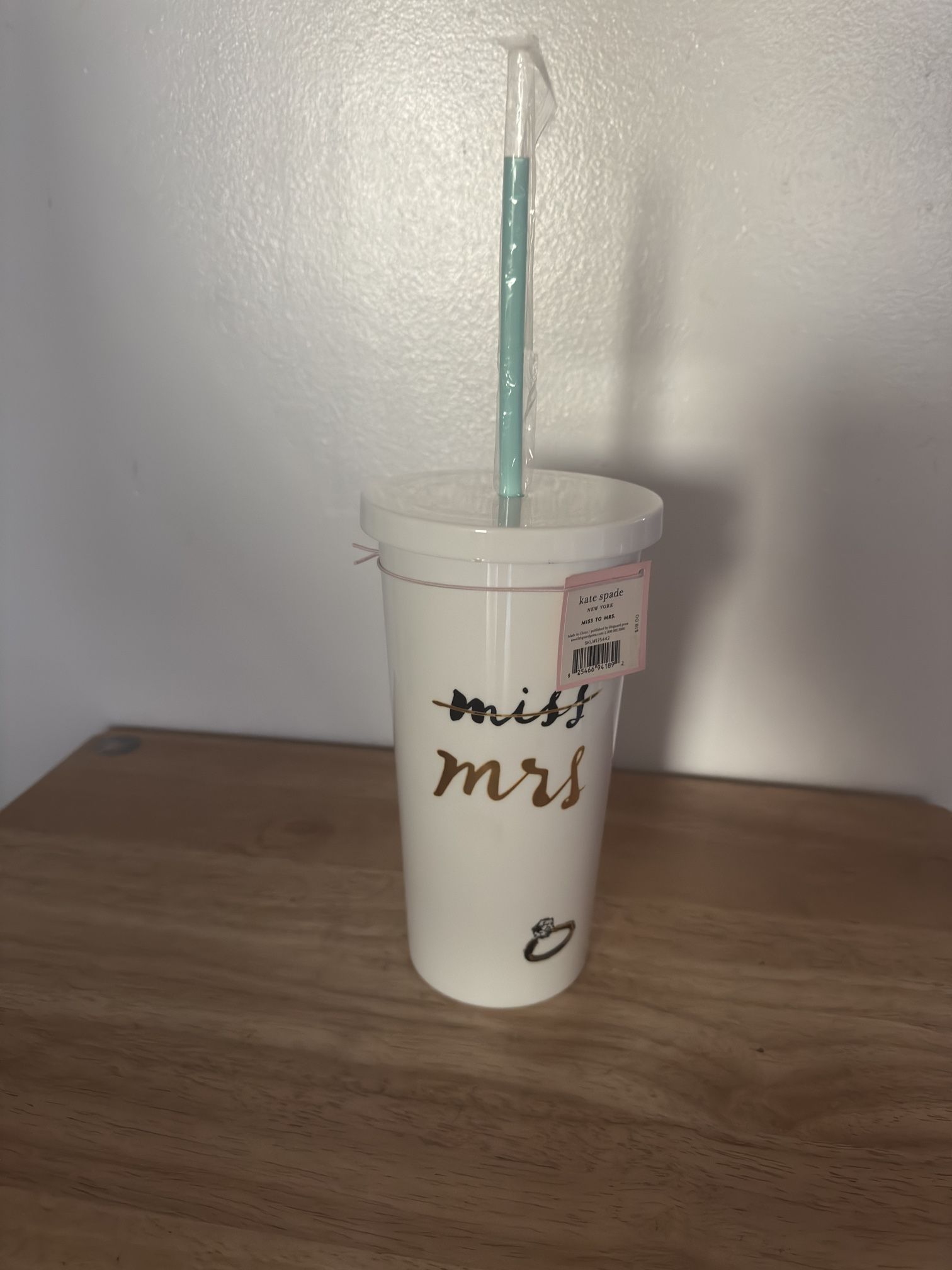 Kate Spade Miss to Mrs Tumbler
