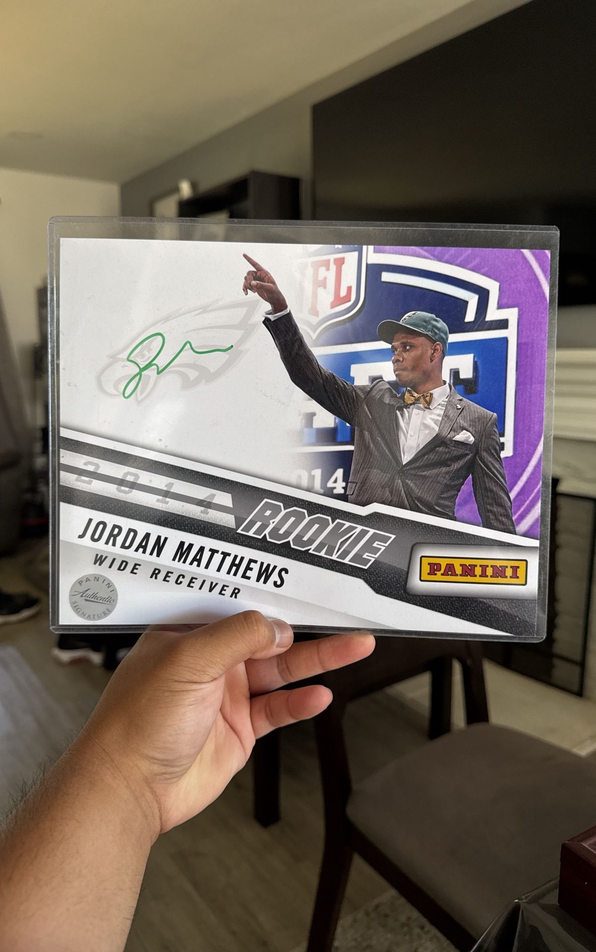 Jordan Matthew’s Autograph - Eagles Rookie 2014