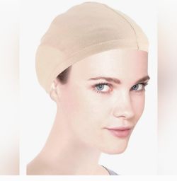 New! Beige Wig Cap