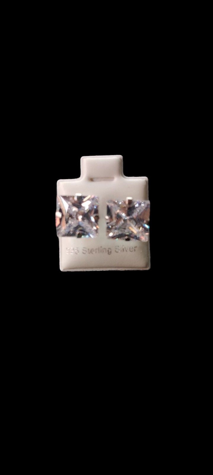 10mm Sterling Silver Cz Studs Earrings