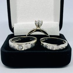 Engagement Rings Wedding Rings 14k Gold Love you 