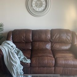 Leather Couch-Good Condition