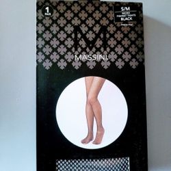 Massini Women's Micro Fishnet Tights Black Size Small/Medium Halloween Costume