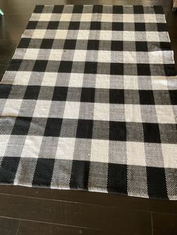 Area rug with runner
