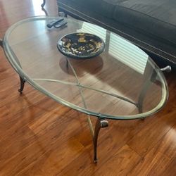 Coffee Table-glass top 
