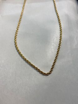 Brand New 24” Rope Chain (Gold Plated)