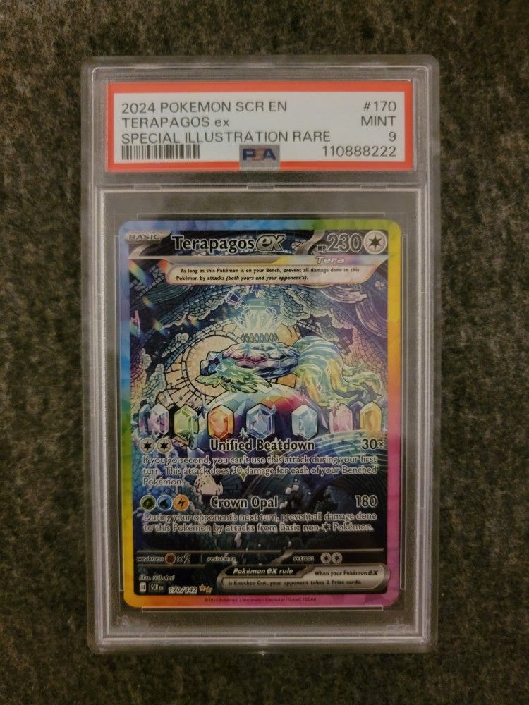 Pokemon PSA 9 Terapagos EX SIR