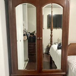 Solid Wood Armoire/Dresser