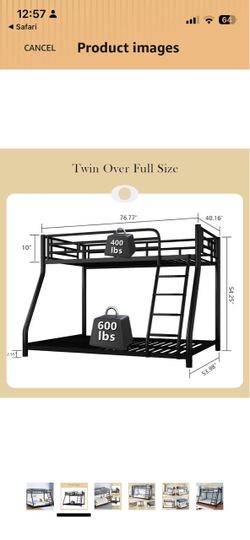 Bunk beds (metal)