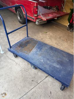 Metal rolling cart