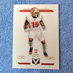 Deebo Samuel 2019 Rookie Chronicles Vertex No. V-19 San Francisco 49ers 