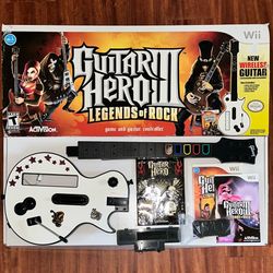 CiB Guitar Hero III Legends Of Rock [Bundle] Wii White Les Paul