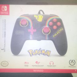 Limited Edition Nintendo Switch Wired Remote Featuring Pokemon Colorway